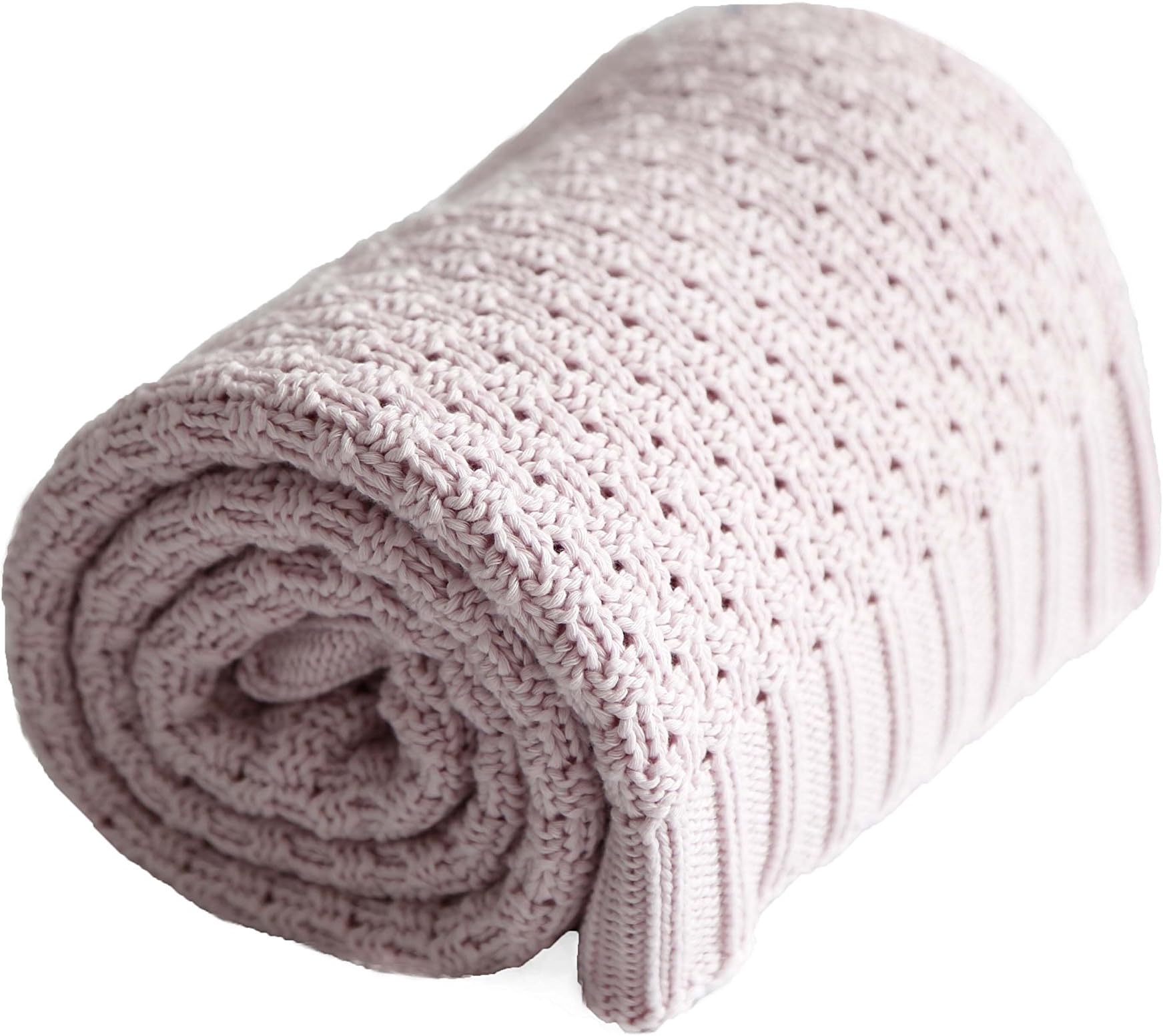 Effiki Baby Blanket, Pink, 100% Cotton, Nursery, Stroller, Infant & Toddler Bedding…