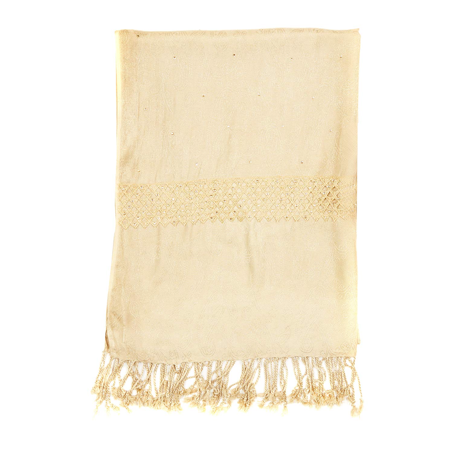 asar creations women's pashmina stole shawl (75 x 200 cm)