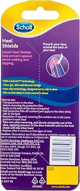 Scholl Party Feet Invisible Gel Heel Shields - Clear, Non-Slip Heel Protectors view 8