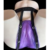 SancDam 4 Packs Flavored Oral Sex Dams Ultra-Thin 0.07mm Membrane W/Elastic Strap Belt, Men and Women Cunnilingus Prop SM Fellatio, Oral Dams Covering for Lesbian Or Couples Sex (Dental Dams)