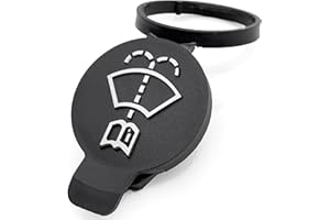 Click&Fit Windshield Washer Fluid Reservoir Cap Tank Bottle compatible with Cadillac ATS SRX Escalade Chevrolet Silverado Impala Malibu GMC Sierra 1500 Acadia Buick Enclave Encore Regal, 13227300