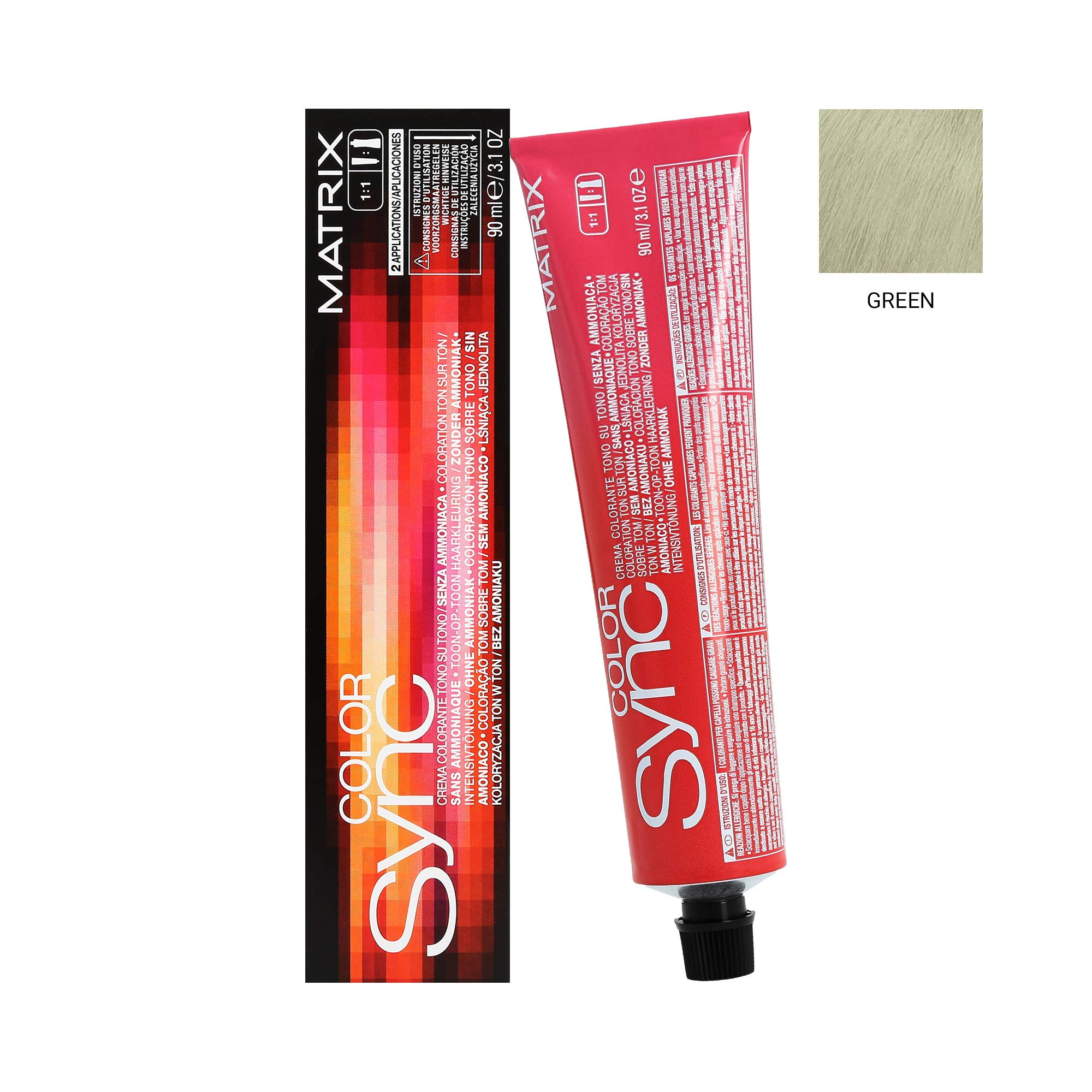 MATRIX COLOR SYNC WATERCOLOR GREEN 90ML