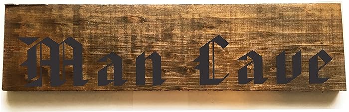 Amazon Com Handcrafted Personalized Man Cave Sign Rustic Country