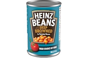 Heinz Deep Browned Beans in Tomato Sauce, 398mL (Pack of 24)