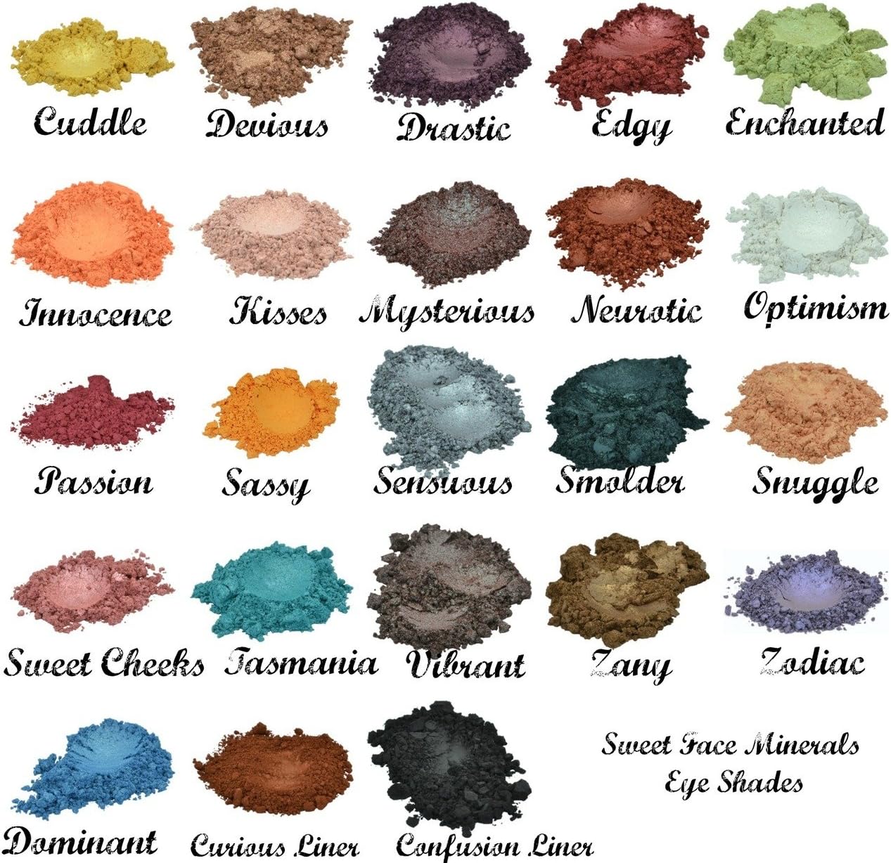 EYE SHADOW KIT (MULTIPLE SHADES) Mineral Makeup Set Bare Skin Liner Powder (Choose 3 Eye Shades)
