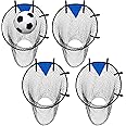 Lenwen Soccer Training Net Corner Soccer Train Goal Easy to Attach and Detach Soccer Top Bins with Highlighted Scoring Zones for Ball Football Shooting Accuracy Practice Equipment Trainer Gift