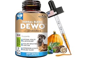 BELOVED PETS Natural Intestinal Defense for Dogs & Cats – Herbal Cleanse with Wormwood, Black Walnut & Probiotic – Promotes Healthy Gut & Flora Balance – Advanced Broad Spectrum Formula – Made in USA