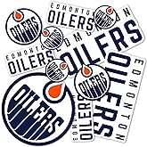 Desert Cactus Edmonton Oilers Sticker NHL Team National Hockey League Vinyl Decal Laptop Water Bottle Car Scrapbook (Type 1-1)