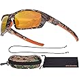BRUBAKER Polarized Camouflage Sunglasses for Fishing and Hunting - Colored Lens