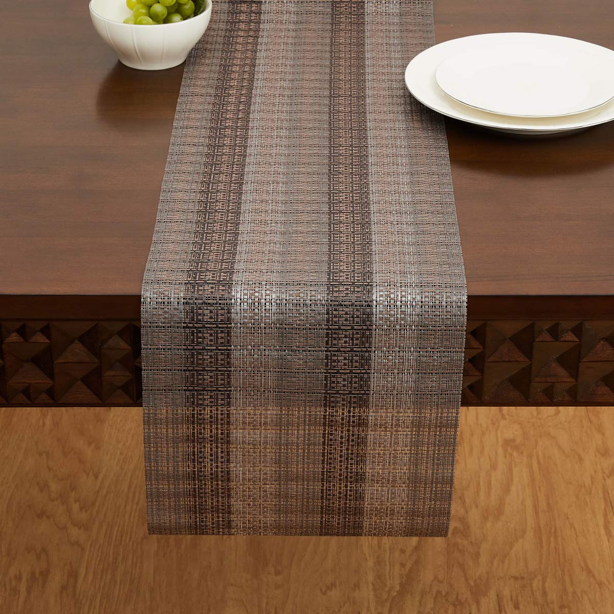 Buy Home Centre Woven Table Runner Brown Online at Low Prices in