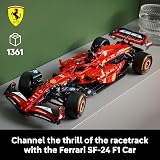 LEGO Technic Ferrari SF-24 F1 Car 1:8 Scale V6 Engine Gearbox DRS view 2