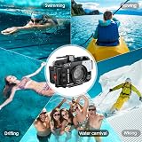 Sea frogs Waterproof Case for OM SYSTEM TG-7 195FT/60M Diving Housing + Red view 4