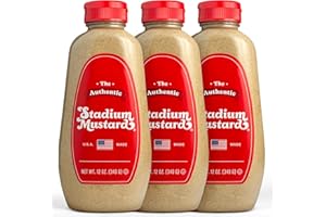 THE AUTHENTIC STADIUM MUSTARD Stadium Mustard, 12 oz (Pack of 3)