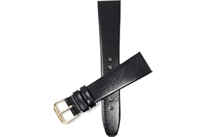 Bandini Leather Watch Band Strap - Classic - Slim - 2 Colors (With or Without Stitch) - 6mm, 8mm, 10mm, 12mm, 14mm, 16mm, 18m