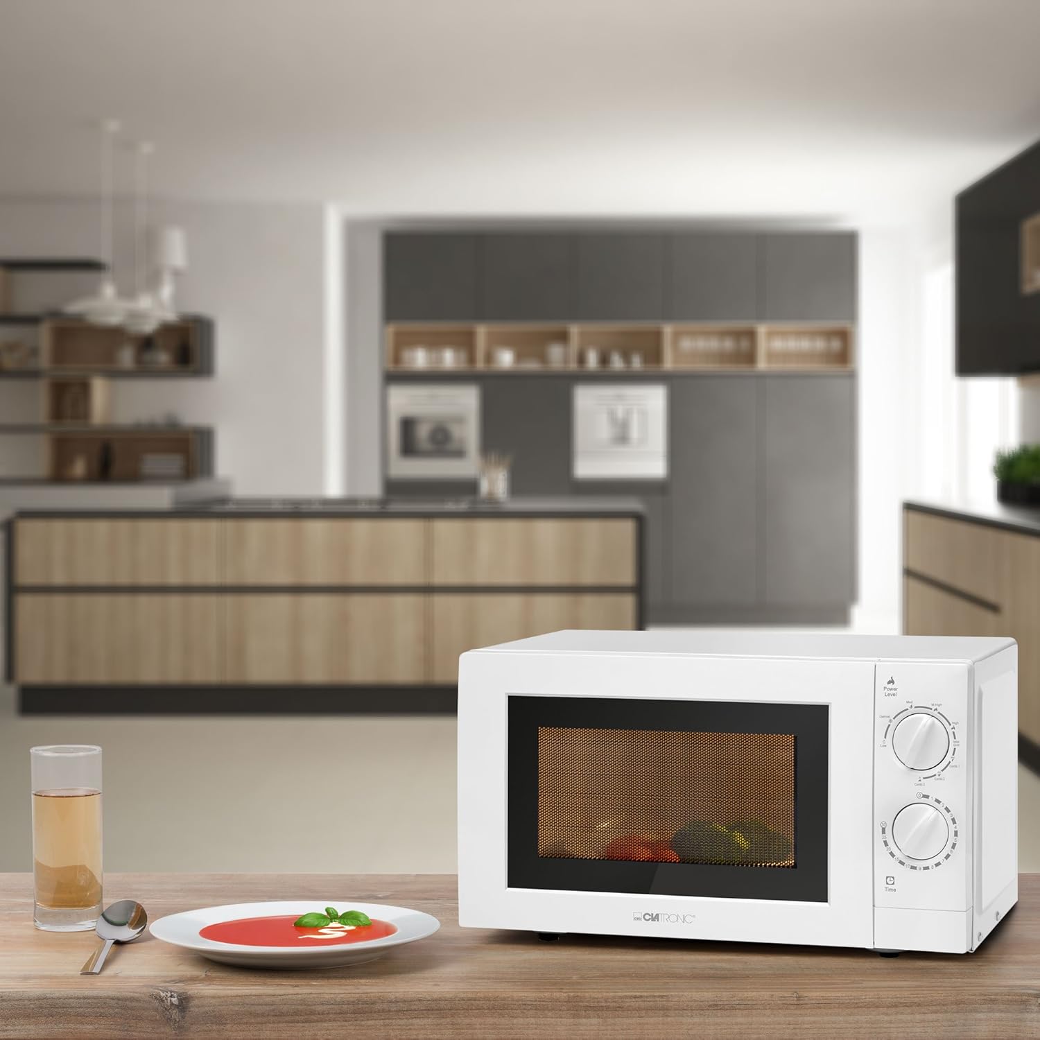 Clatronic 253141 Microondas con Grill, 5 Niveles de Potencia, 1200 ...