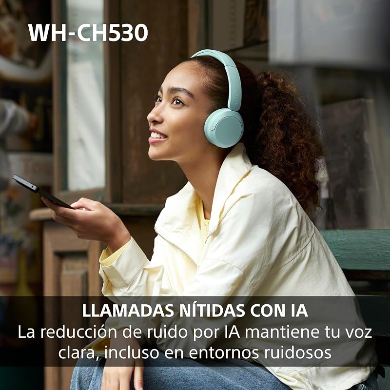 WH-CH530 Auriculares inalambricos Bluetooth - Blanco