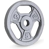 Marcy Classic 1" Cast Iron Standard Plates - 2.5 to 50 lbs. Sold Individually