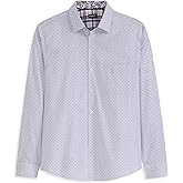 Van Heusen Mens Originals Long Sleeve Button Down Shirt, Slim Fit Regular Length, Comfortable Stretch Fabric