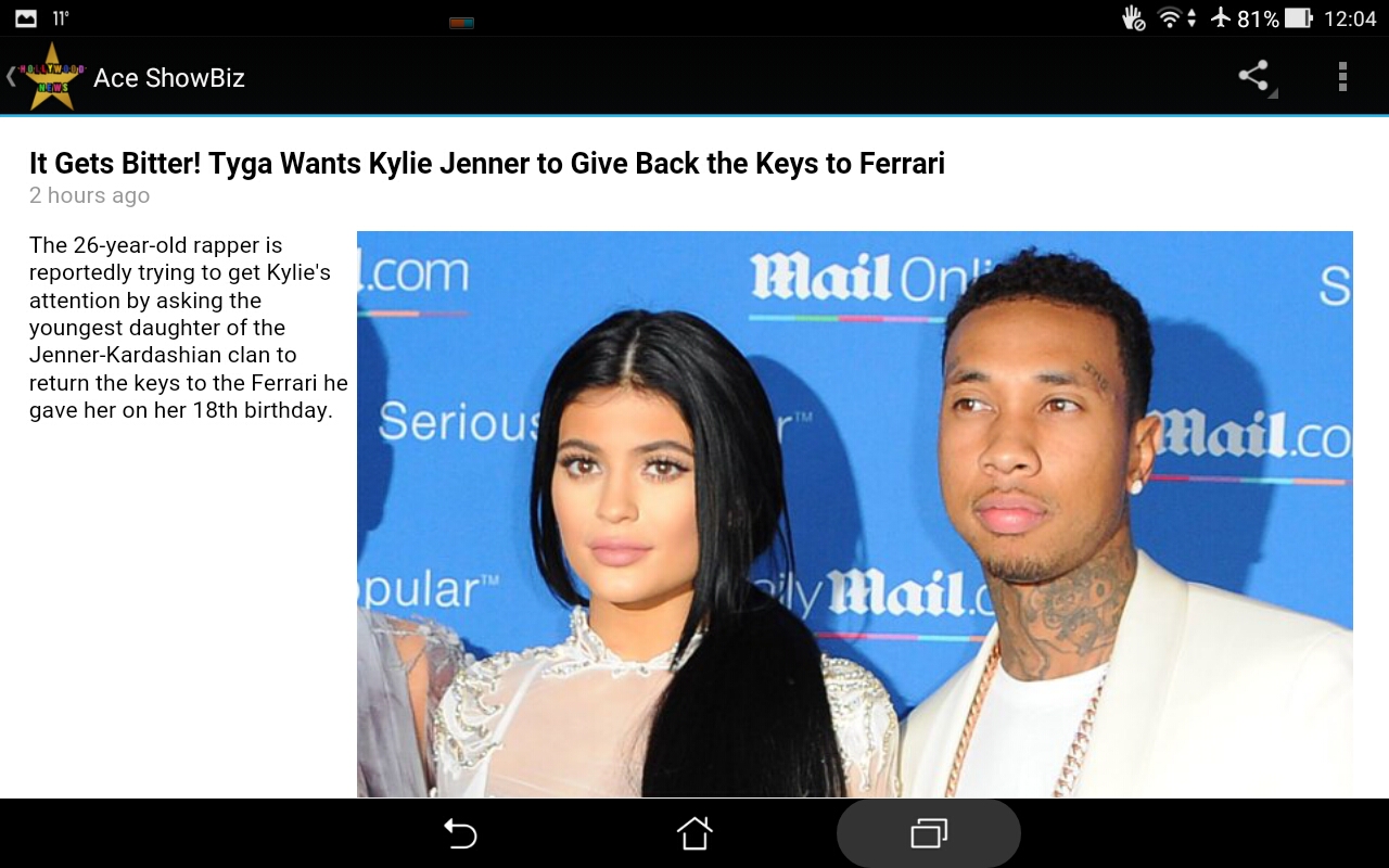 Hollywood Celebrities News:Amazon.com:Appstore for Android