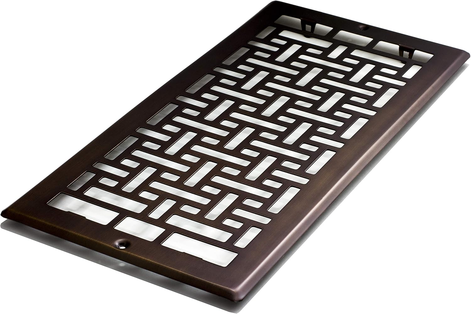 Decor Grates AJL614RRB Oriental Return, 6" by 14", Rubbed Bronze