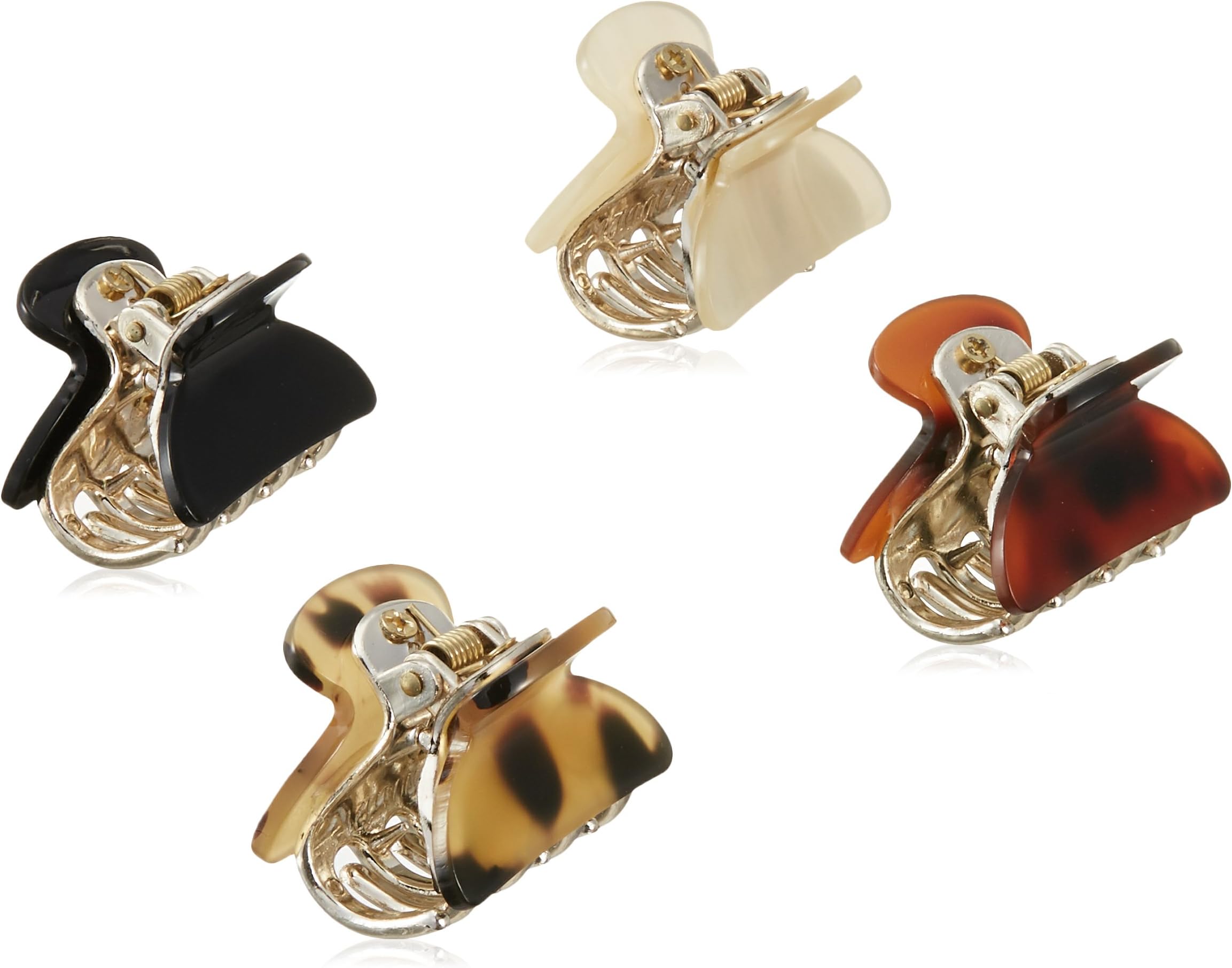 Accessorize Acc Bulldog Collection Hair Jewellery for Women (Darks-Multi) (MN-38632897001)