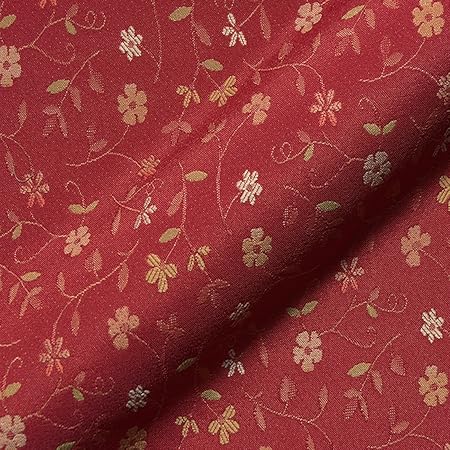 Stoff Polsterstoff Möbelstoff Bezugsstoff Meterware für Stühle, Eckbänke, etc. - Graubünden Rot Blumen