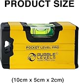 Bubble Levels Pocket Level Pro – Magnetic Mini Spirit Level Shockproof view 5