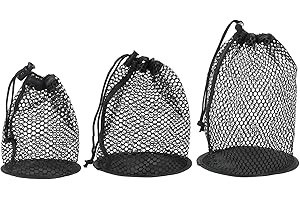 YELARXI Golf Ball Storage Bag Nylon Mesh Golf Pouch with Adjustable Drawstring Closure for Sports Supplies Tennis