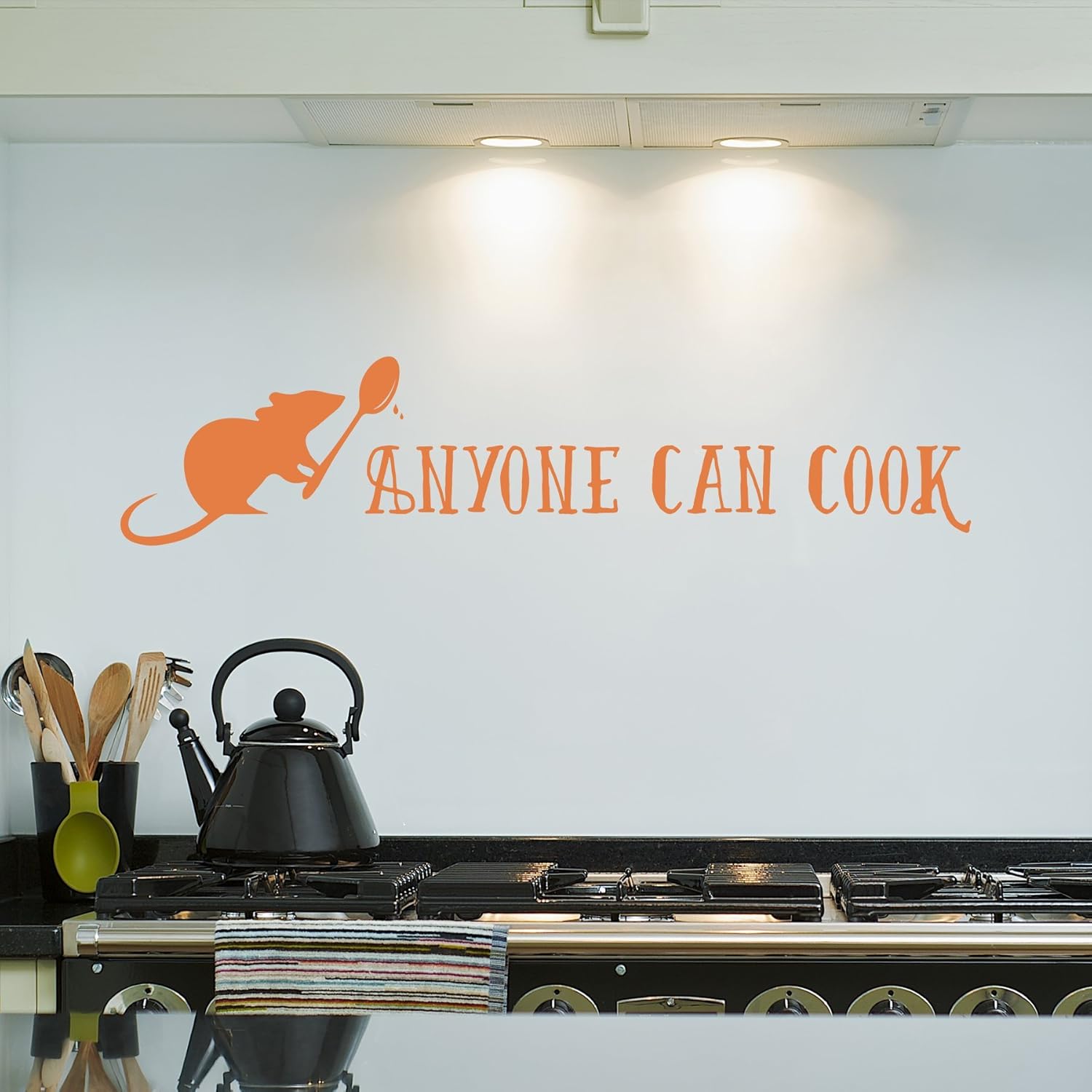 Anyone Can Cook Wall Quote Decal Handmade
