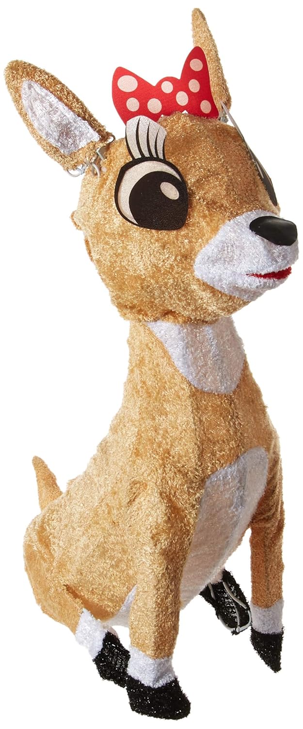 Rudolph 24 3d Pre Lit Yard Art Hermy Outdoor Holiday Decorations