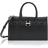 H HALSTON Womens Jerry Embossed Pebble Top Zip Crossbody