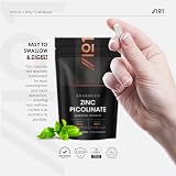 Alpha01 Zinc Picolinate 25mg 90 Capsules 3 Months Vegan Pouch 250% NRV view 5