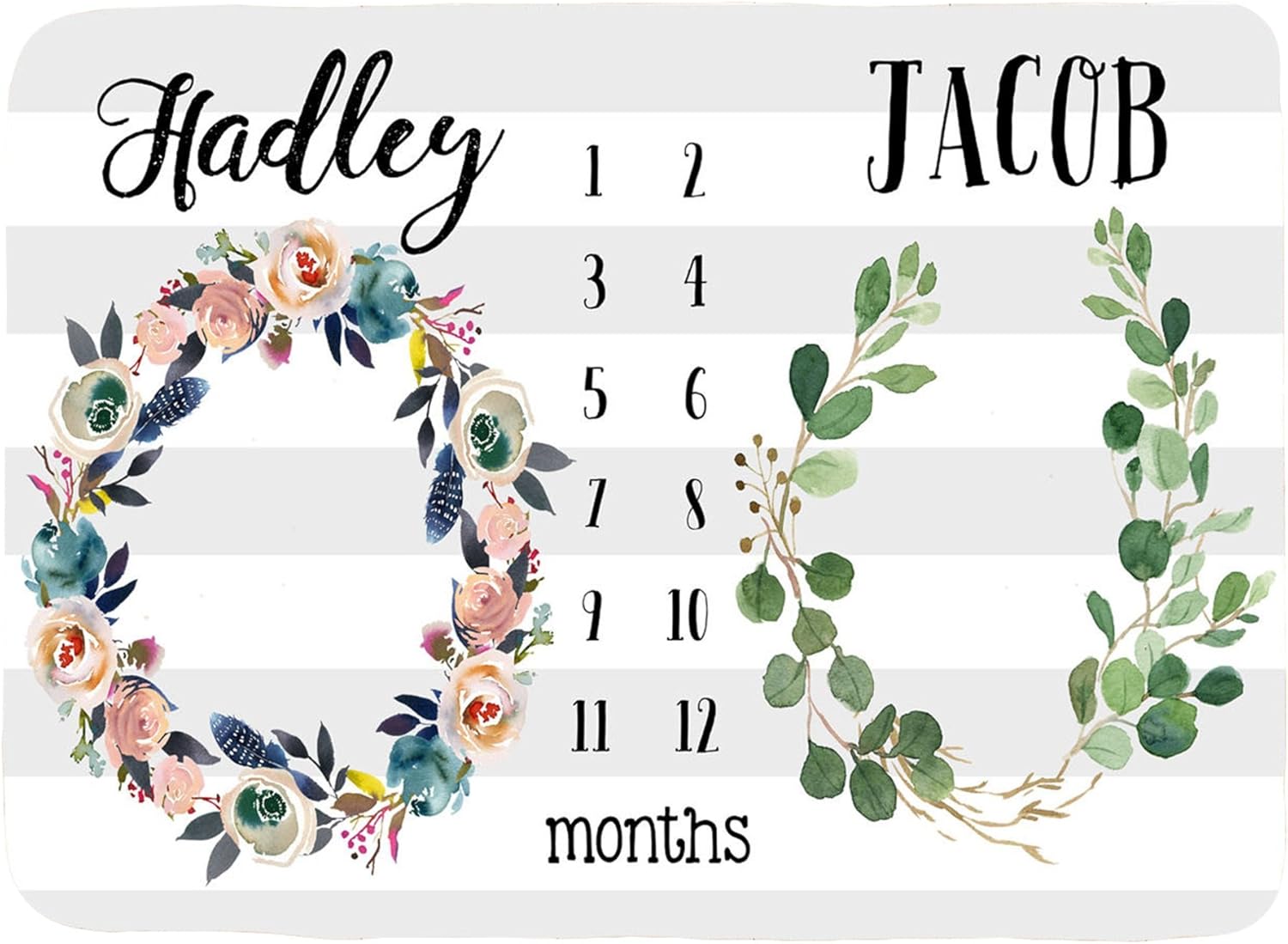 twin milestone blanket