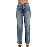 Judy Blue Womens Jeans - High Waisted Tummy Control Straight