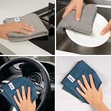 MR.SIGA Microfiber Cleaning Cloths Pack 12 15.7 x 15.7 inches view 4