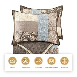 NIUDÉCOR HOME Patchwork Comforter 3pcs King Size