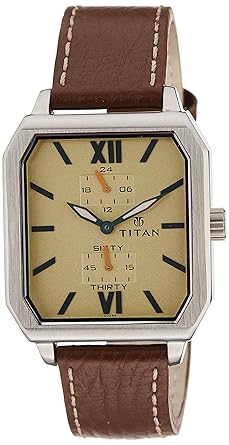 Octane Analog Cream Dial Mens Watch - 1643SL02
