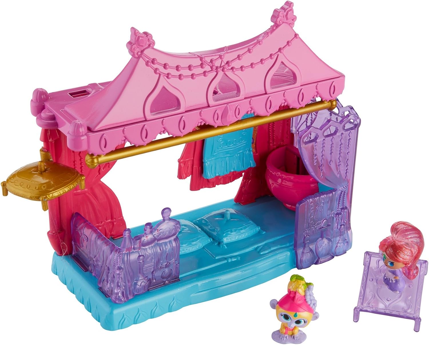 Mattel DTK48 Fisher-Price Shimmer and Shine Teenie Genies Magic Carpet Shop - Image 3