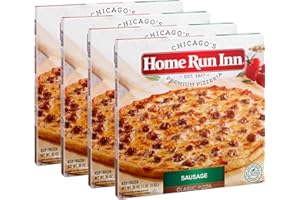 Home Run Inn Classic Sausage Pizza - All Natural - Minimally Processed - Made from Scratch - No Preservatives and Ready Set Gourmet Donate A Meal Program - 4 Pack