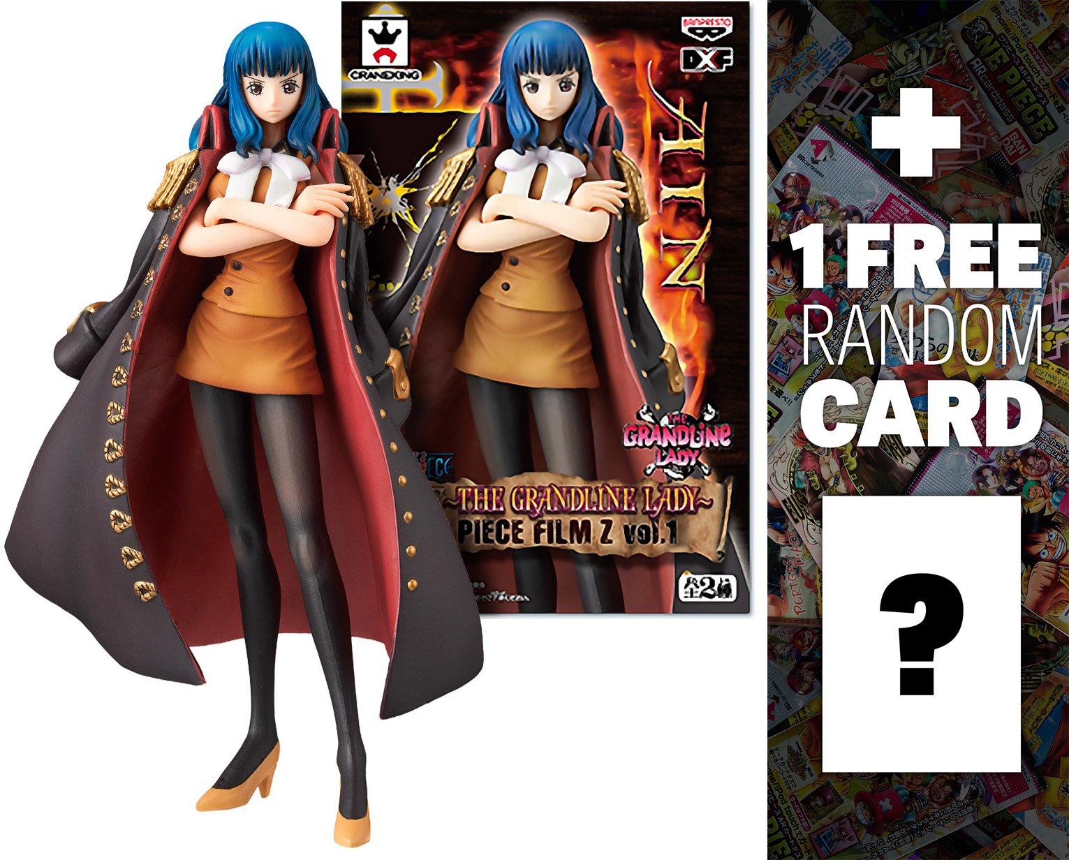 Buy One Piece Ain 6.3" DXF The Grandline Lady Film Z Figure Vol.1