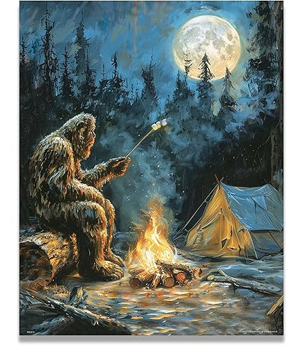 Amazon.com: Apple Creek Moving On Up - Bigfoot Poster