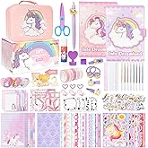 QIYVLOS 2 Pack DIY Journal Kit for Girls, Journaling Diary Gifts for Teen Girls 8-13, Arts and Crafts Birthday Stationary Set Toys for Ages 8-13 & Ages 8 9 10 11 12 13 14 Year Old