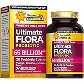 Renew Life Ultimate Flora Probiotics for Women 65 Billion CFU Delayed Release Vegan Capsules | Vaginal | Digestive Health | Immune Health | Dairy Free | 30 Count