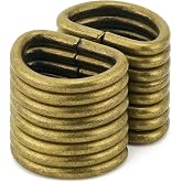 DEVPSISR 50pcs Metal D Ring Buckle for Purse Hardware Sewing Accessories Crafts Hand DIY