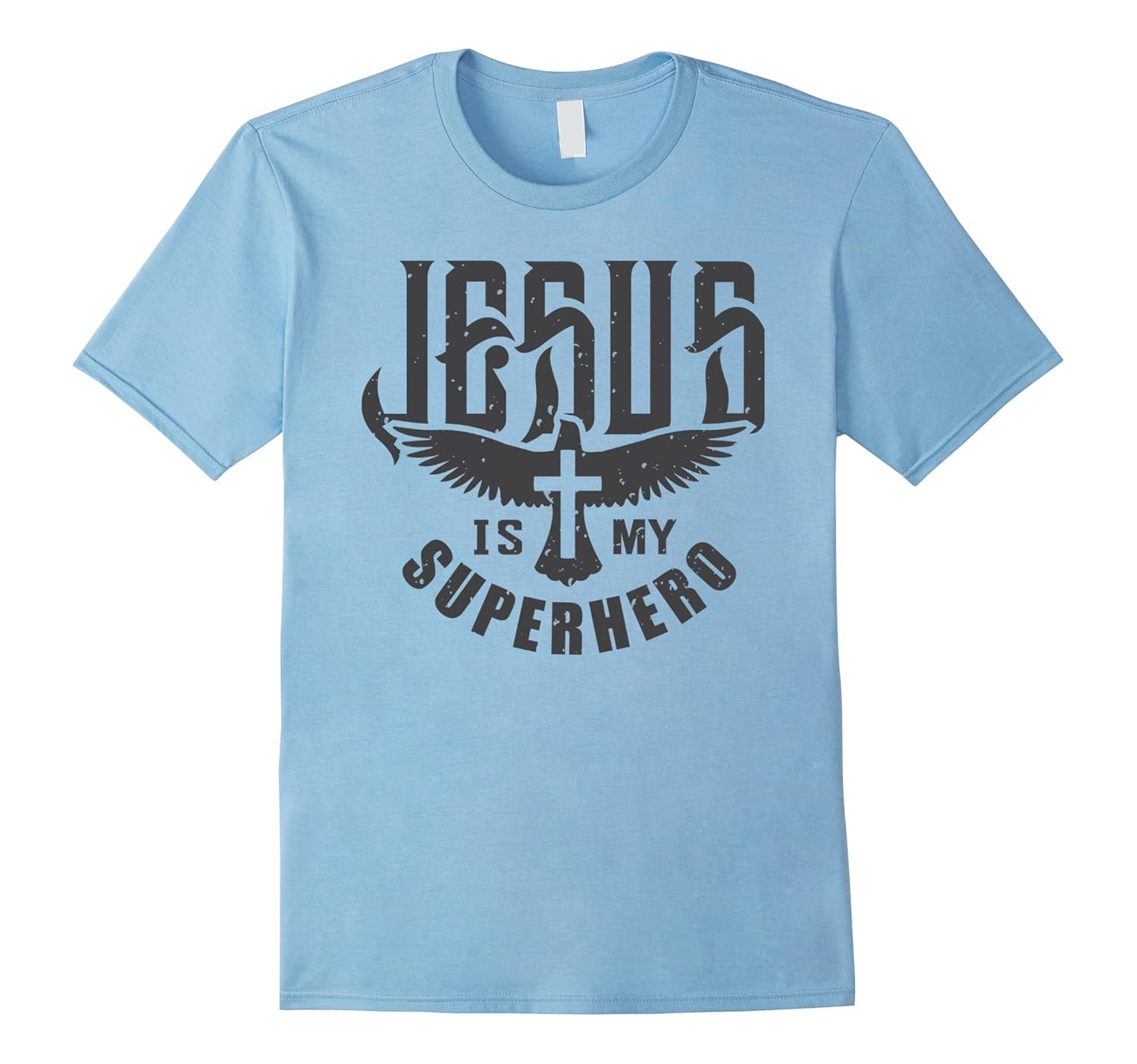 Jesus is my superhero shirt Religious Christian gift Tee-ANZ