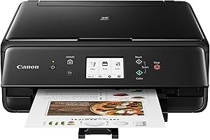 Canon 2986C002 PIXMA TS6220 Wireless All in One Photo Printer with Copier, Scanner and Mobile Printing, Black