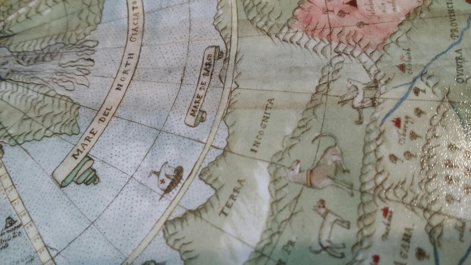 Карта мира урбано монте 1587