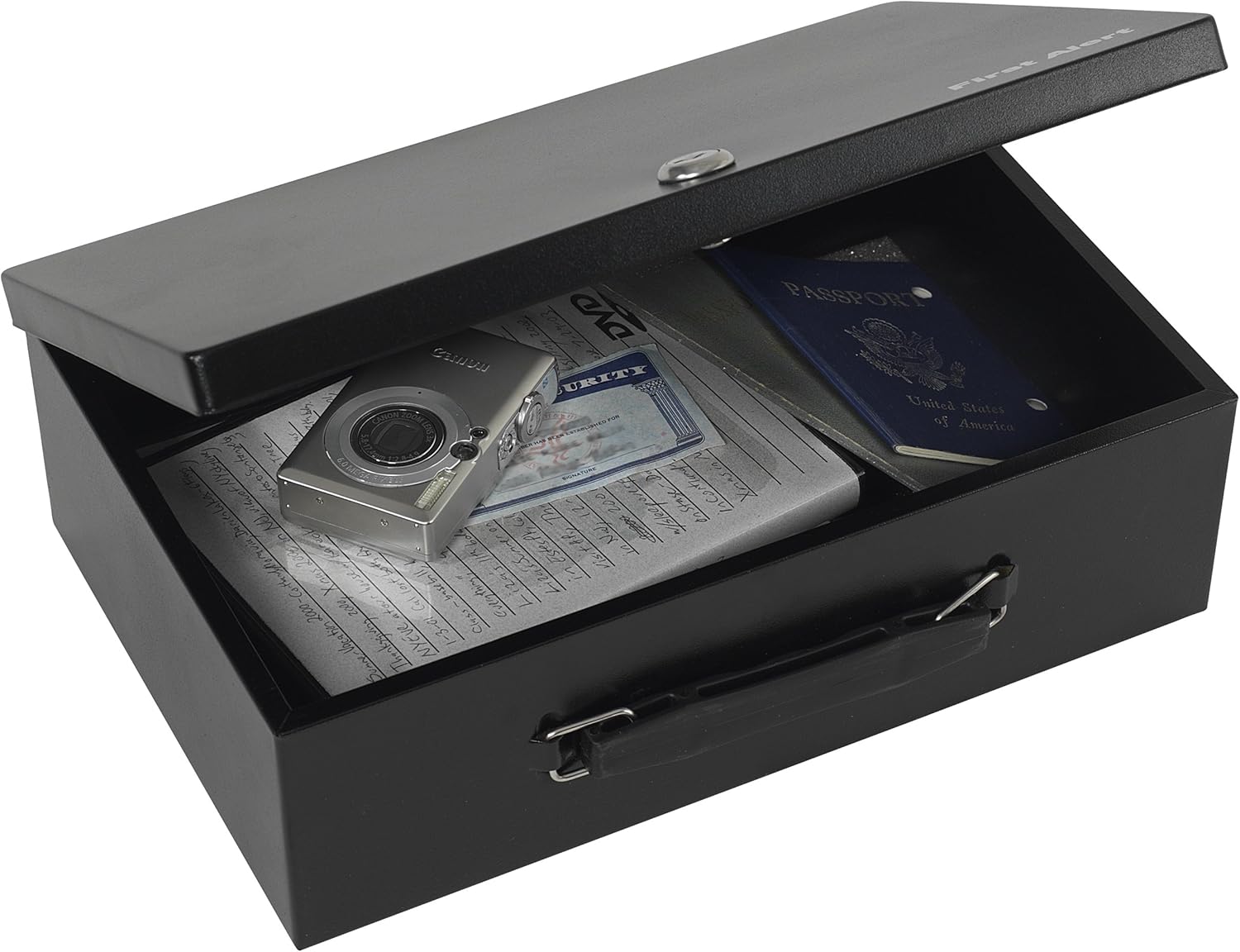 First Alert 3031F Deluxe Locking Steel Security Box: Home Improvement