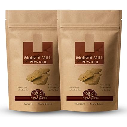Herb Essential Multani Mitti Face Pack, 50 g (Pack of 2)