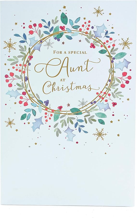 Aunt Christmas Card Christmas Card For Special Aunt Contemporary 